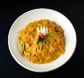 fish mango curry noodle